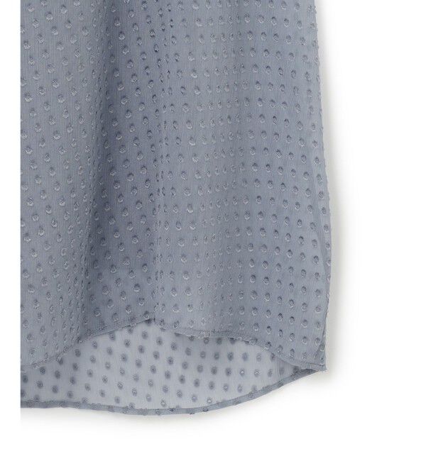 BEIGE,「CALLERRY / シルク混ドットギャザーワンピース」|ワンピース|