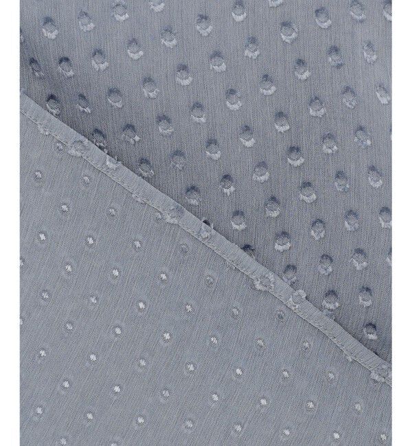 BEIGE,「CALLERRY / シルク混ドットギャザーワンピース」|ワンピース|