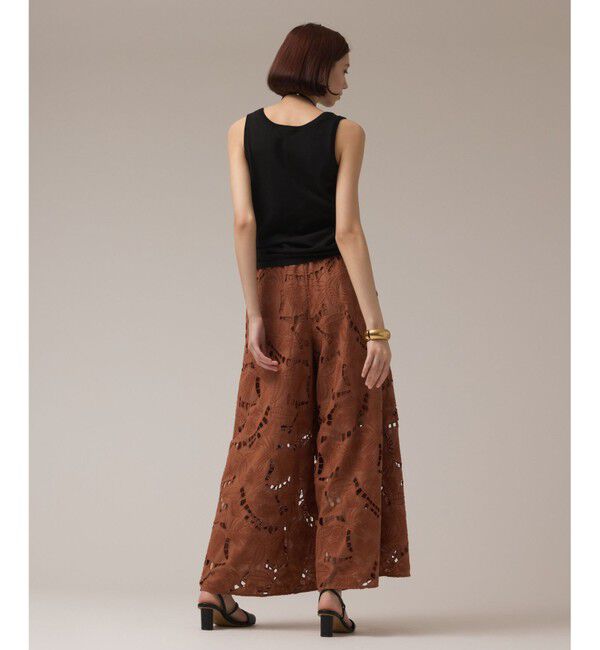 GRACE CONTINENTAL「カットワークバギーパンツ」|その他|