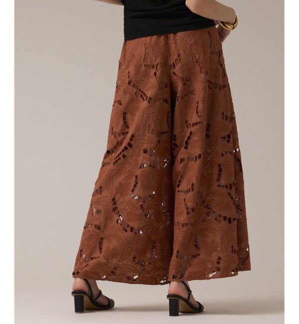 GRACE CONTINENTAL「カットワークバギーパンツ」|その他|