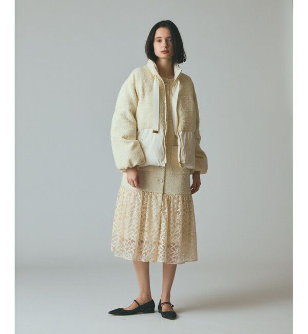 Grace Class「ツイードコンビパフィーブルゾン」|ブルゾン・スタジャン|キナリ