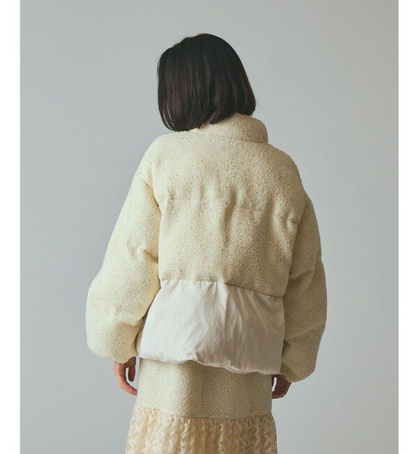 Grace Class「ツイードコンビパフィーブルゾン」|ブルゾン・スタジャン|