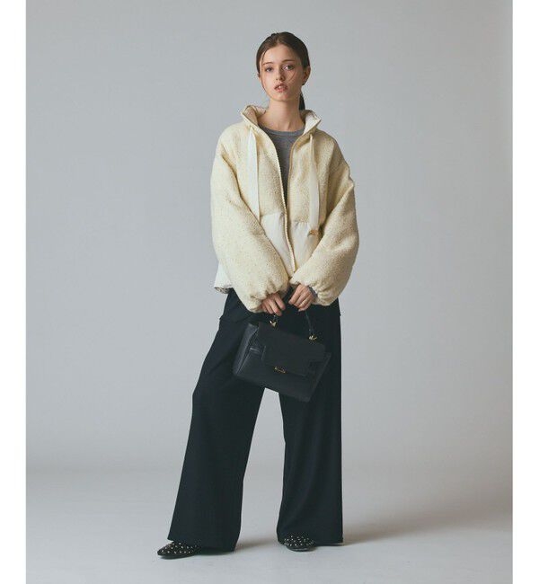 Grace Class「ツイードコンビパフィーブルゾン」|ブルゾン・スタジャン|