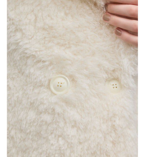 GRACE CONTINENTAL「フェイクファーPコート」|ピーコート|