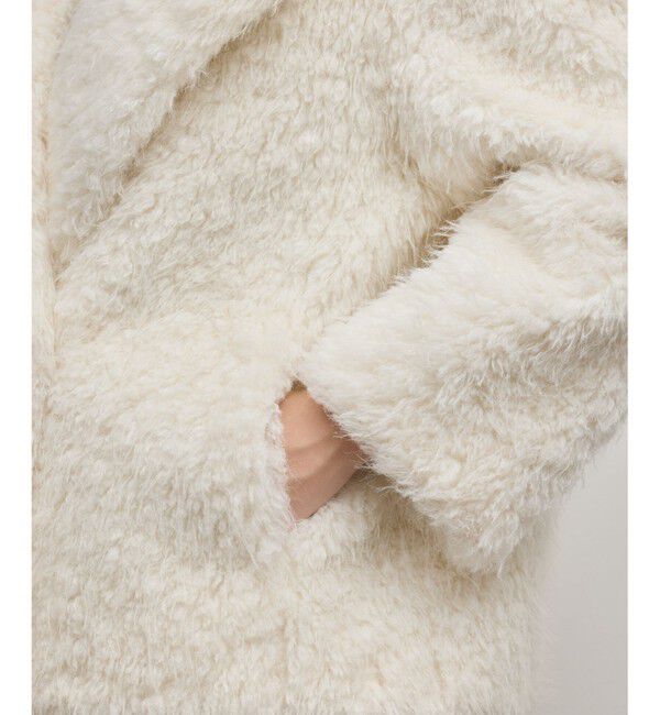 GRACE CONTINENTAL「フェイクファーPコート」|ピーコート|