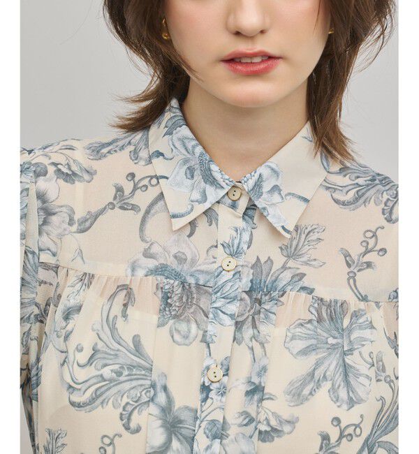 Diagram「フラワープリントプリーツワンピース」|ワンピース|