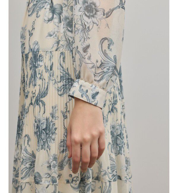 Diagram「フラワープリントプリーツワンピース」|ワンピース|