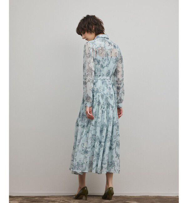 Diagram「フラワープリントプリーツワンピース」|ワンピース|