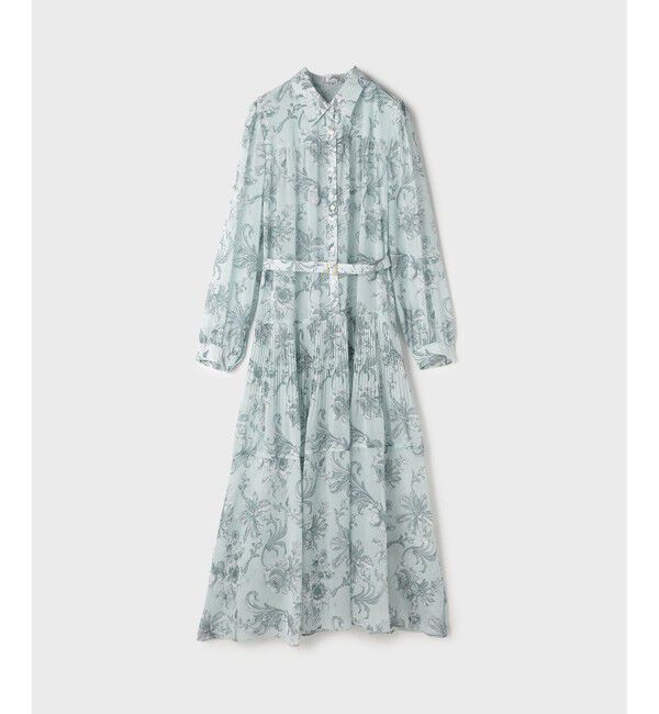 Diagram「フラワープリントプリーツワンピース」|ワンピース|