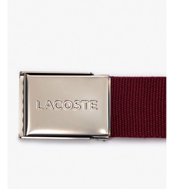 LACOSTE「『Made in France』 L.12.12 布ベルト」|ベルト|