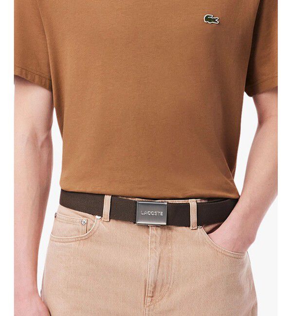LACOSTE「『Made in France』 L.12.12 布ベルト」|ベルト|