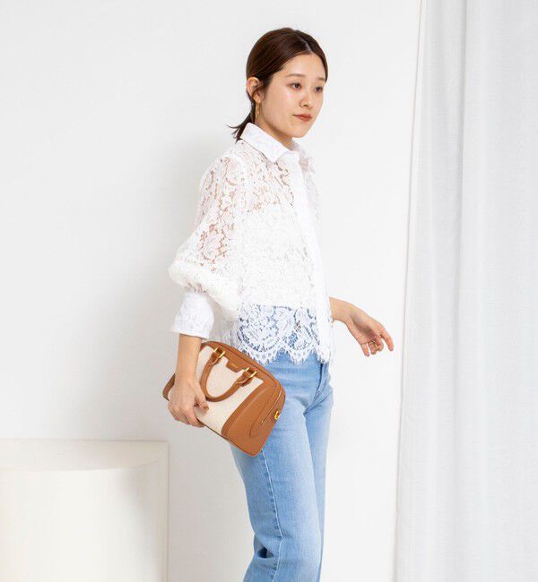 NOLLEY'S「ウォッシャブルレースシャツ」|シャツ・ブラウス|