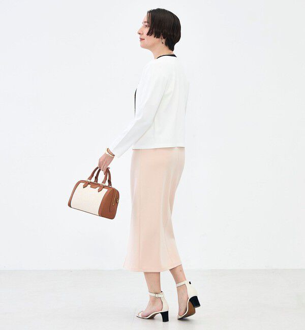 NOLLEY'S sophi「《アンサンブル対応》 《手洗い可能》マルチファンクションクルーネックカーディガン」|カーディガン|