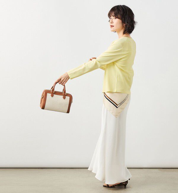 NOLLEY'S sophi「《アンサンブル対応》 《手洗い可能》マルチファンクションクルーネックカーディガン」|カーディガン|