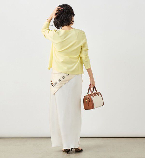 NOLLEY'S sophi「《アンサンブル対応》 《手洗い可能》マルチファンクションクルーネックカーディガン」|カーディガン|