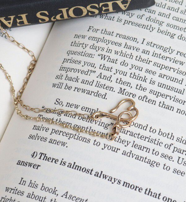 fredy emue「ハートフックネックレス」|ネックレス|ゴールド