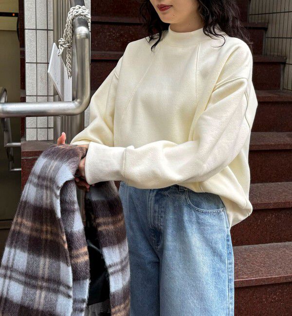 fredy emue「両面起毛モックネックスウェットプルオーバー」|スウェット・ジャージ|