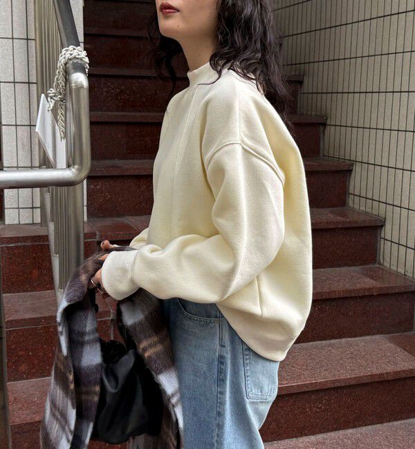 fredy emue「両面起毛モックネックスウェットプルオーバー」|スウェット・ジャージ|