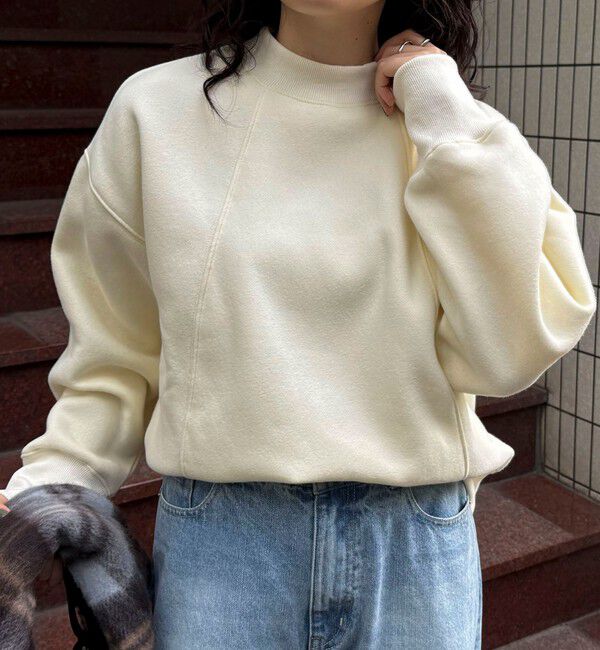 fredy emue「両面起毛モックネックスウェットプルオーバー」|スウェット・ジャージ|