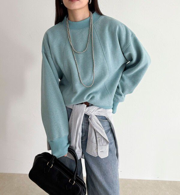 fredy emue「両面起毛モックネックスウェットプルオーバー」|スウェット・ジャージ|