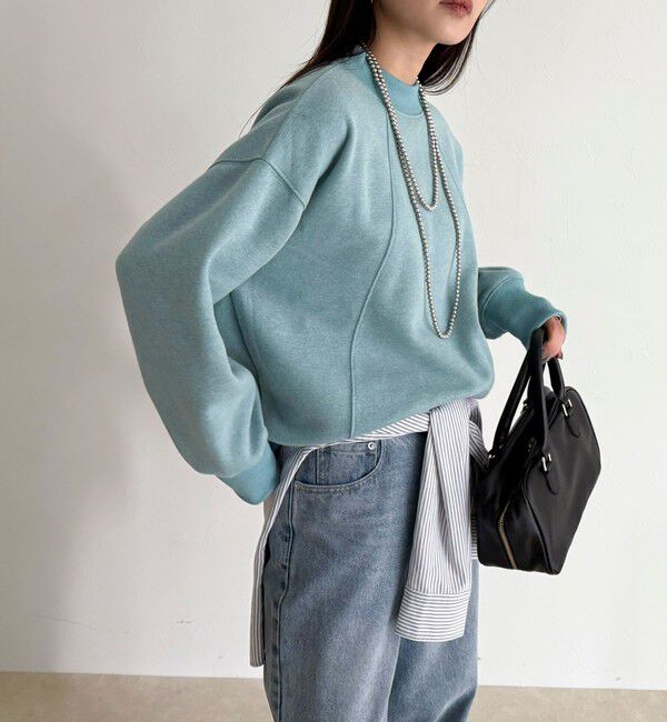 fredy emue「両面起毛モックネックスウェットプルオーバー」|スウェット・ジャージ|