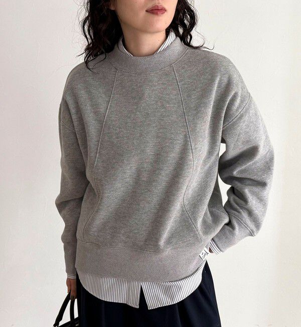 fredy emue「両面起毛モックネックスウェットプルオーバー」|スウェット・ジャージ|