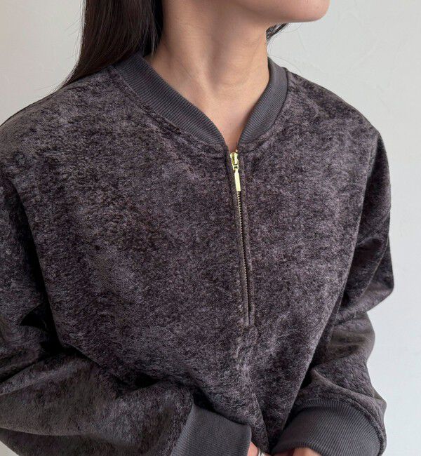 fredy emue「モールニットソーハーフジッププルオーバー」|Tシャツ・カットソー|