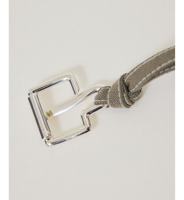 SALON adam et rope'「【AXEP（アクセップ）】mini buckle silver」|ベルト|