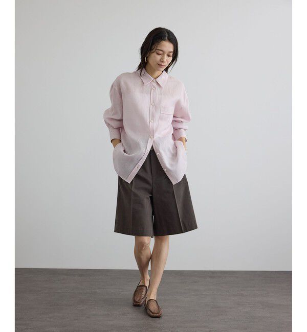 SALON adam et rope'「【WEB限定】エフォートレスハーフパンツ」|チノ|