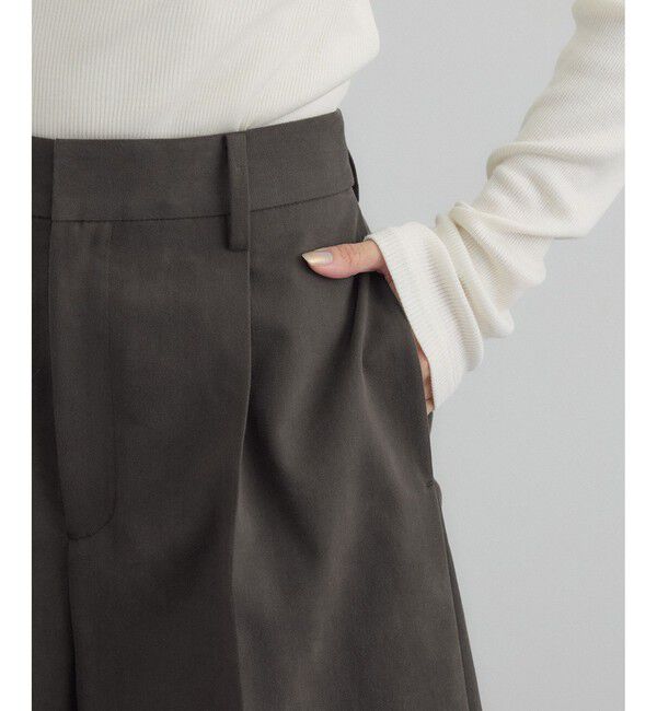 SALON adam et rope'「【WEB限定】エフォートレスハーフパンツ」|チノ|