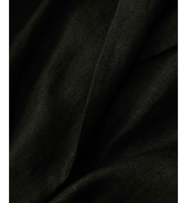 SALON adam et rope'「リネンドンゴロスジャケット/セットアップ対応」|テーラードジャケット|