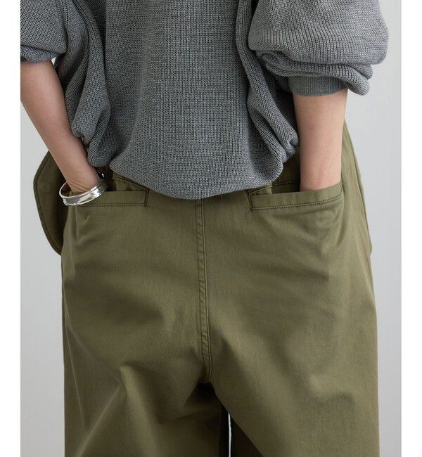 SALON adam et rope'「【WEB限定】ブロークンツイルミリタリータックカーゴパンツ」|カーゴ|