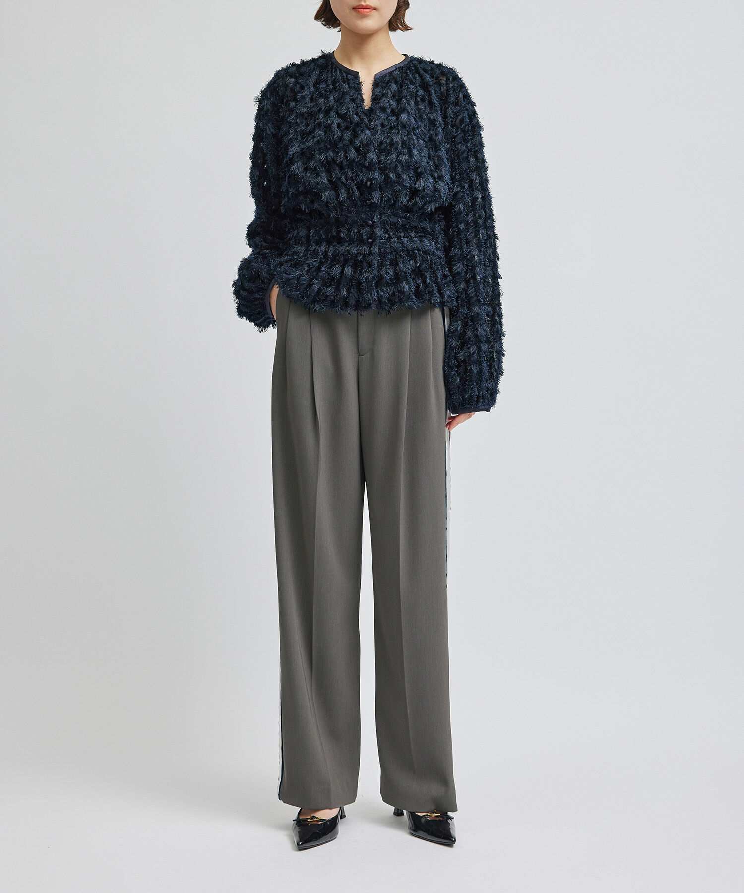 ROPE「サイドラインストレッチパンツ」|その他|