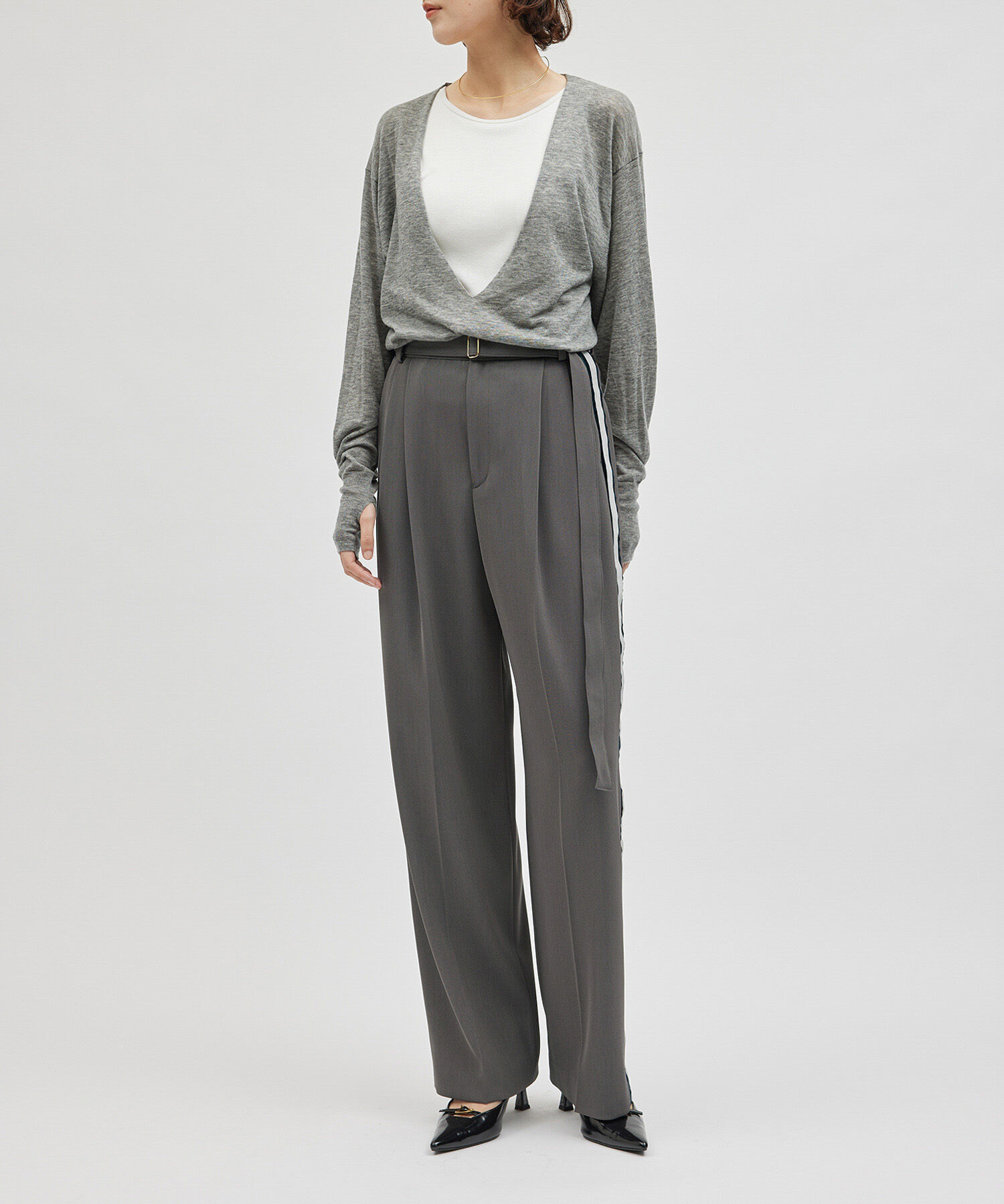 ROPE「サイドラインストレッチパンツ」|その他|