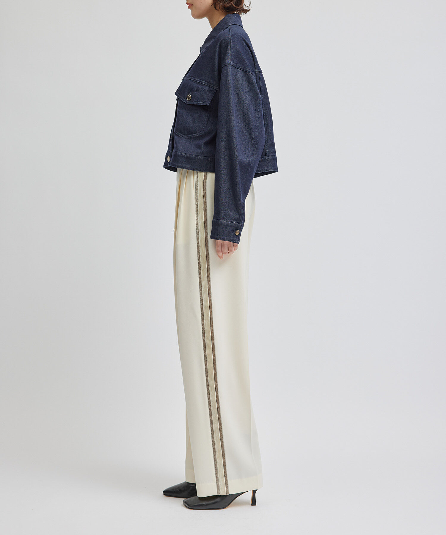 ROPE「サイドラインストレッチパンツ」|その他|