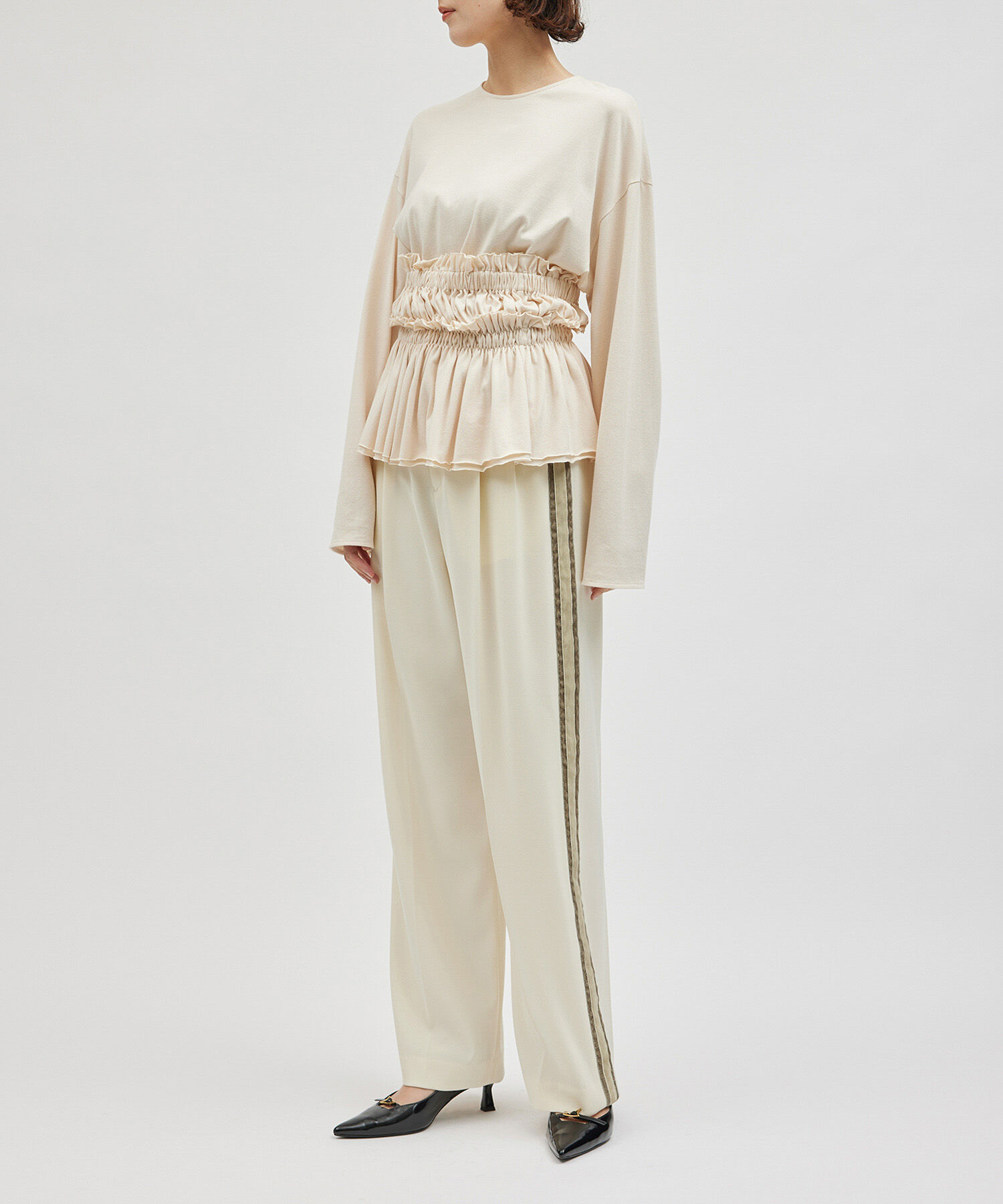 ROPE「サイドラインストレッチパンツ」|その他|