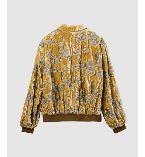 ROPE「スパンコールベロアジップアップブルゾン」|ブルゾン・スタジャン|