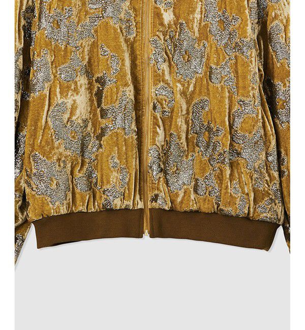 ROPE「スパンコールベロアジップアップブルゾン」|ブルゾン・スタジャン|