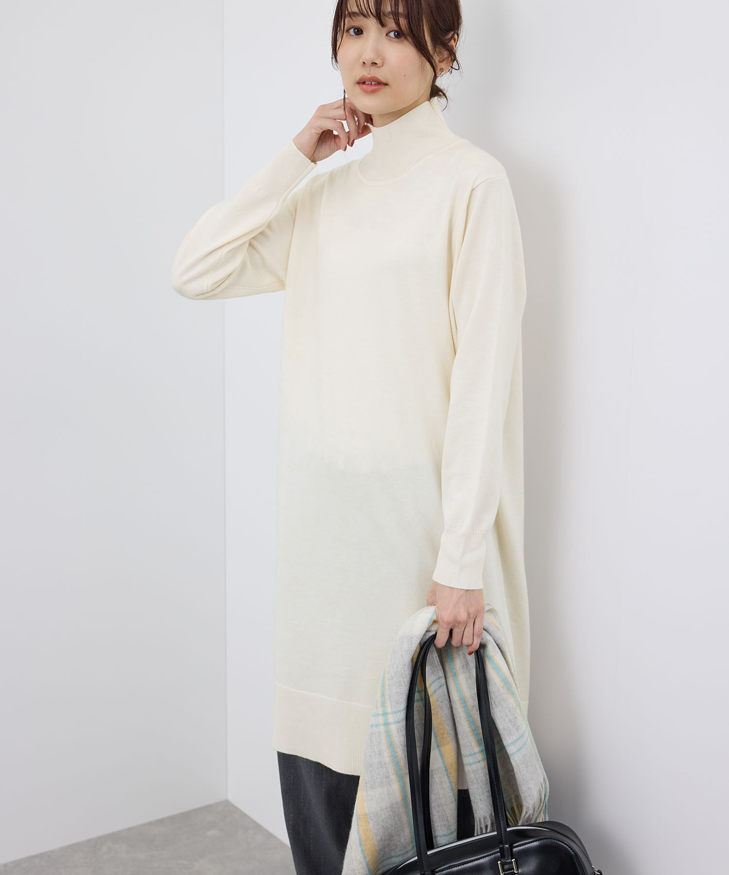 Rope&rsquo;Picnic「ミニ丈ニットワンピース」|ワンピース|