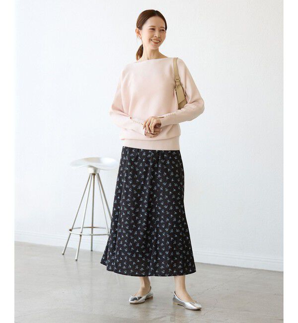 Rope&rsquo;Picnic「【洗濯機OK・アンチピリング】マシュマロ袖パールドルマンニット」|ニット・セーター|