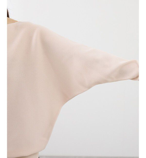 Rope&rsquo;Picnic「【洗濯機OK・アンチピリング】マシュマロ袖パールドルマンニット」|ニット・セーター|