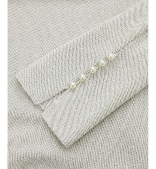 Rope&rsquo;Picnic「【洗濯機OK・アンチピリング】マシュマロ袖パールドルマンニット」|ニット・セーター|