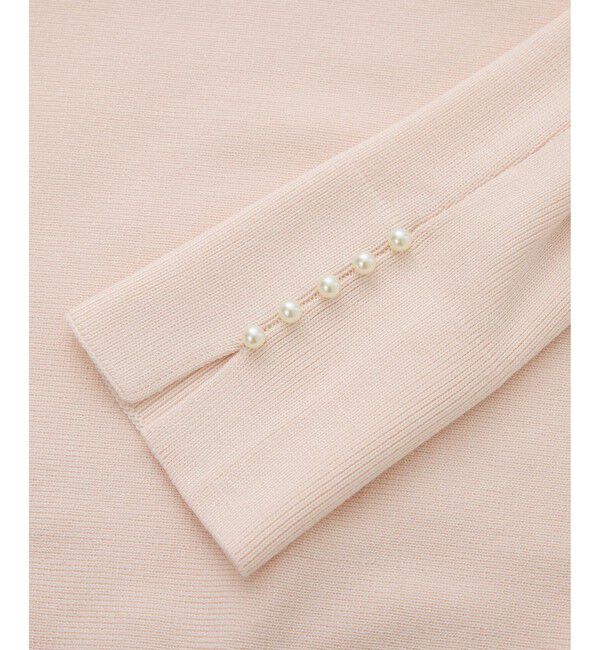 Rope&rsquo;Picnic「【洗濯機OK・アンチピリング】マシュマロ袖パールドルマンニット」|ニット・セーター|