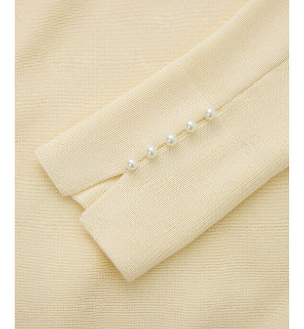 Rope&rsquo;Picnic「【洗濯機OK・アンチピリング】マシュマロ袖パールドルマンニット」|ニット・セーター|