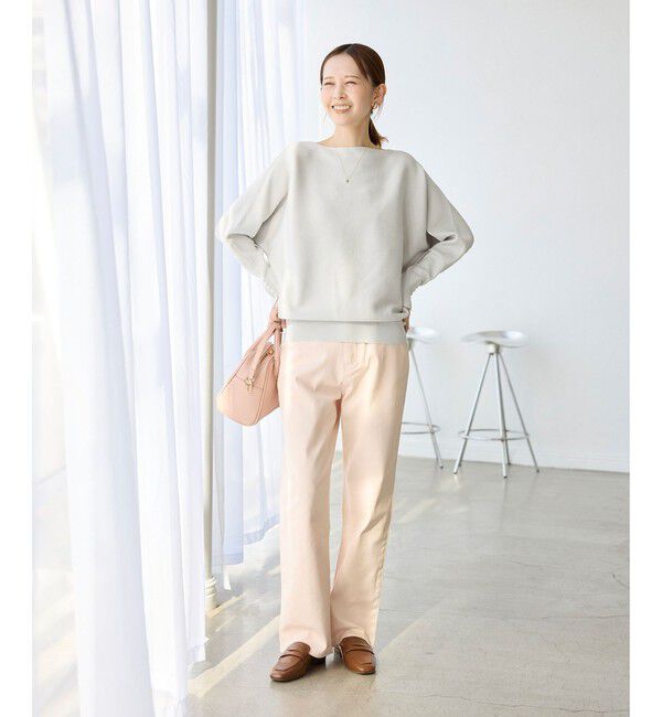 Rope&rsquo;Picnic「【洗濯機OK・アンチピリング】マシュマロ袖パールドルマンニット」|ニット・セーター|