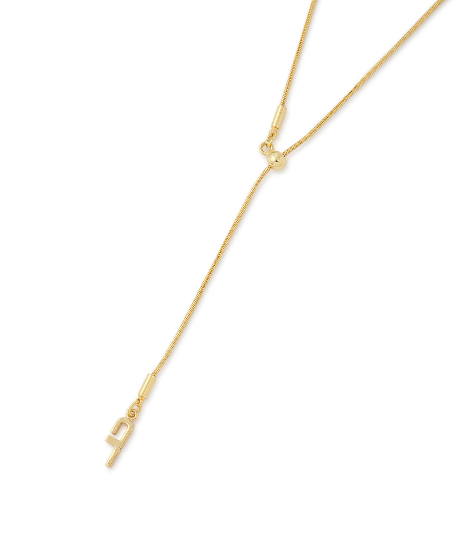 ADAM ET ROPE'「LES BIJOUX スライドボールチェーンネックレス」|ネックレス|