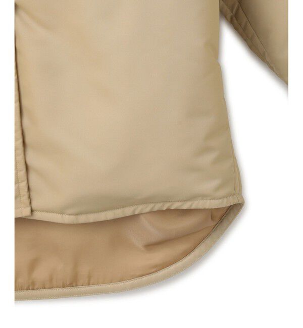 ADAM ET ROPE'「【サステナブル】ボンバーツイルパデットシャツブルゾン/撥水」|ブルゾン・スタジャン|