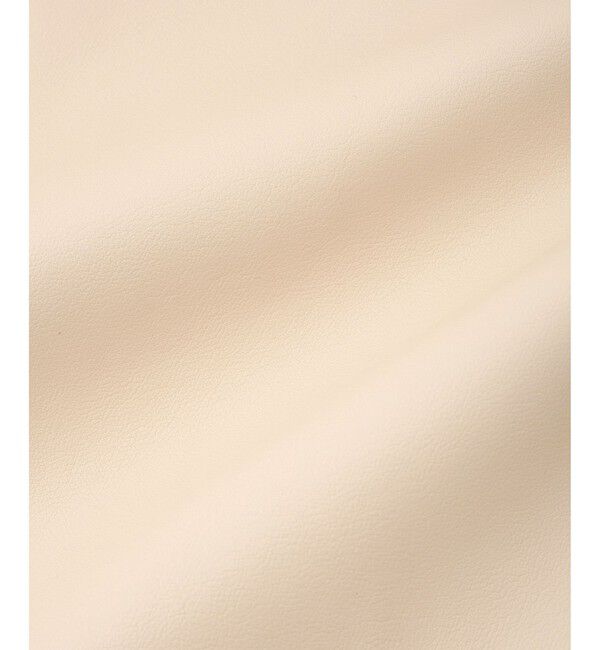 ADAM ET ROPE'「シンセティックレザースタンドネックブルゾン」|ブルゾン・スタジャン|