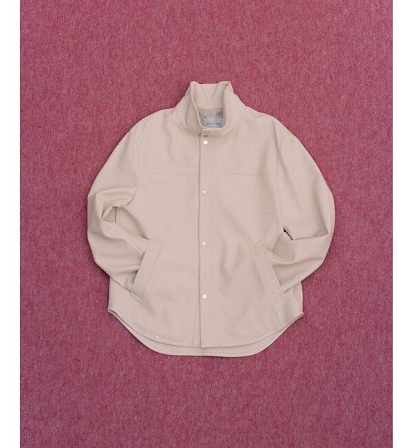 ADAM ET ROPE'「シンセティックレザースタンドネックブルゾン」|ブルゾン・スタジャン|