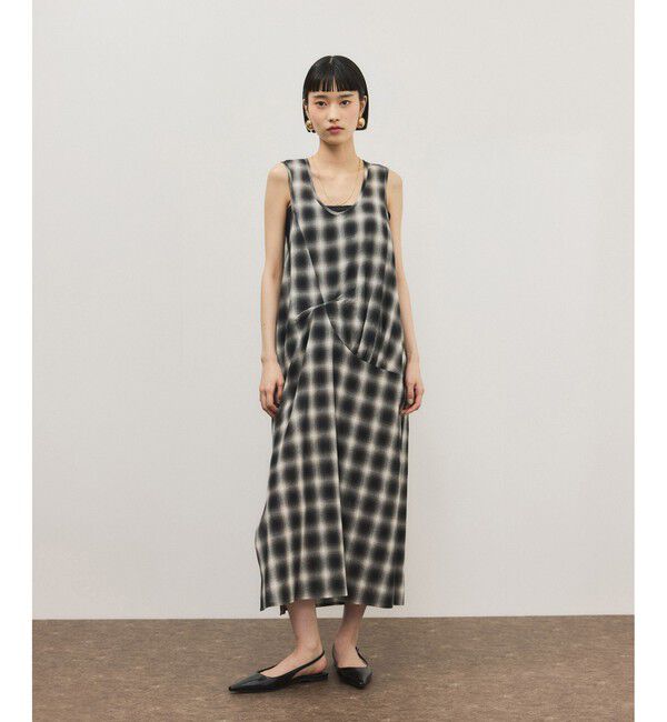 ADAM ET ROPE'「チェックワンピース」|ワンピース|